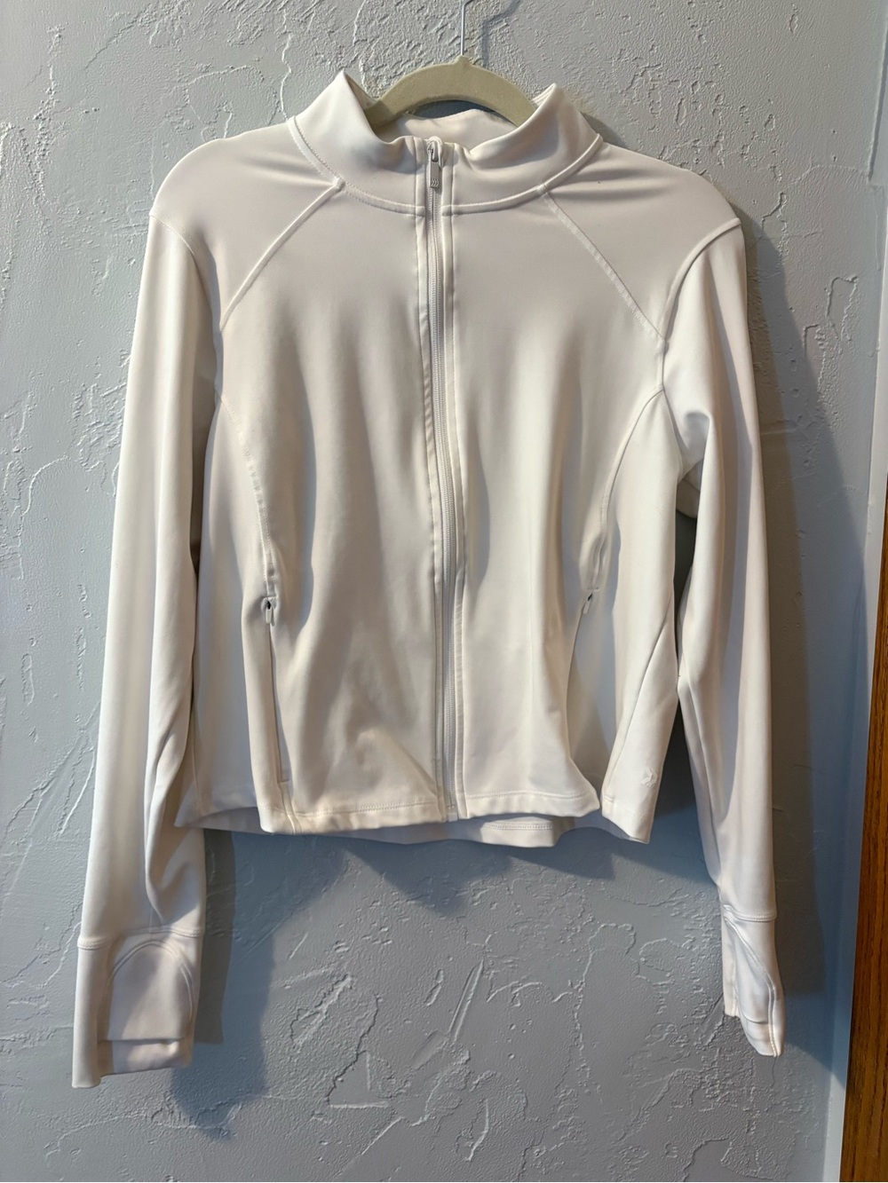 All in Motion Women’s White Full Zip Athletic Jacket